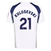 Camisola Tottenham Hotspur Kulusevski 21 Homen Equipamento 1ª 2025-26